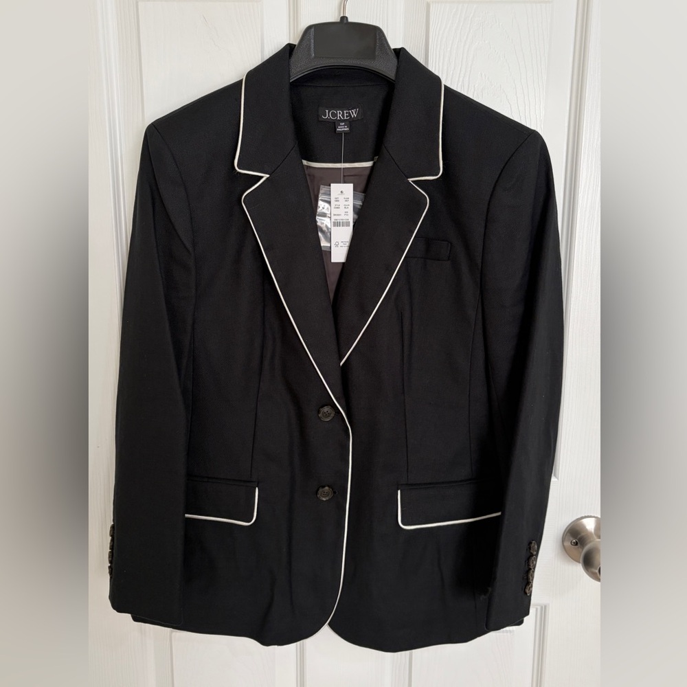 J.crew Women classic two-button blazer in stretch linen blend